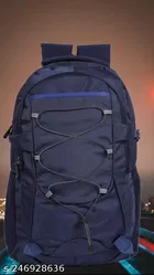 Rubber Backpack for Men & Women, Blue