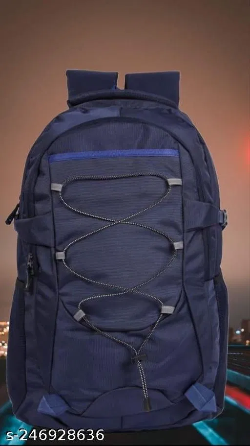 Rubber Backpack for Men & Women, Blue
