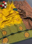 Banarasi Silk Zari Woven Saree for Women 