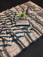 Organza Zari Woven Saree for Women 