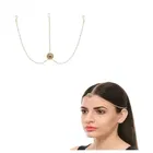 Gold Plated Mang TikKa for Women & Girls, Pack of 1