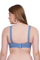 Cotton Blend Solid Non Padded Bras for Women 