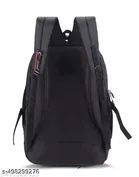 Polyester Backpack for Men & Women, Black