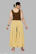 Palazzos for Women, Pack of 3 