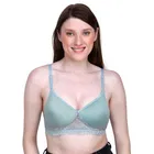 Cotton Blend Solid Push Up Bra for Women 