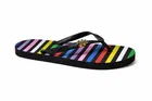 Striped Slippers for Women, Multicolour 