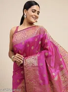 Banarasi Silk Zari Woven Sarees for Women 