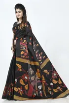 Khadi Silk Printed Saree for Women 