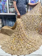 Georgette Printed Saree for Women 