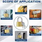 Heavy Duty 16 mm Padlock With 2 Keys, Pack of 1