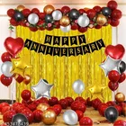 50 Pcs Balloons Decoration Kit, Multicolour, Set of 1
