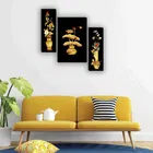 MDF 2 Pcs Designer Wall Painting for Home & Office 