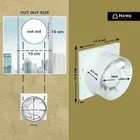 Hewa Onyx 6 inch Ventilation fan 150 mm Exhaust Fan 