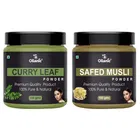 Natural Curry Leaf & Safed Musli Powder for Skin & Hair (Pack of 2, 100 g)
