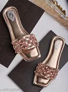 Shoetopia Girls Embellished Flat Sandals Pink Size 4