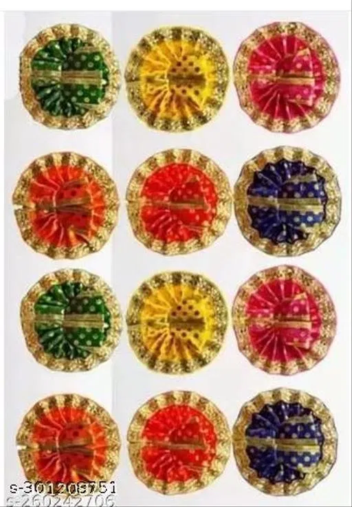 Laddu Gopal Kapde Pack of 12 for Boys (Multi, 0)