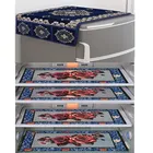 PVC Waterproof Fridge Top Cover with 4 Pcs Shelf Mats 