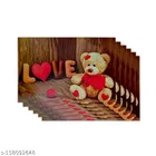 KANUSHI Industries® PVC Taddy Design Plats Mats for Dining Table