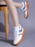 Printed Synthetic TPR Sole Sneakers for Women 