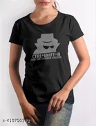 Cotton Round Neck Printed T-Shirt for Women 