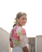 Cotton Linen Saree for Women 