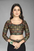 SVB Saree Vichitra Silk Saree With Jacquard Blouse 