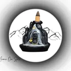 Resin Shiva Murti Showpiece with 45 Pcs Backflow Smoke Cones 