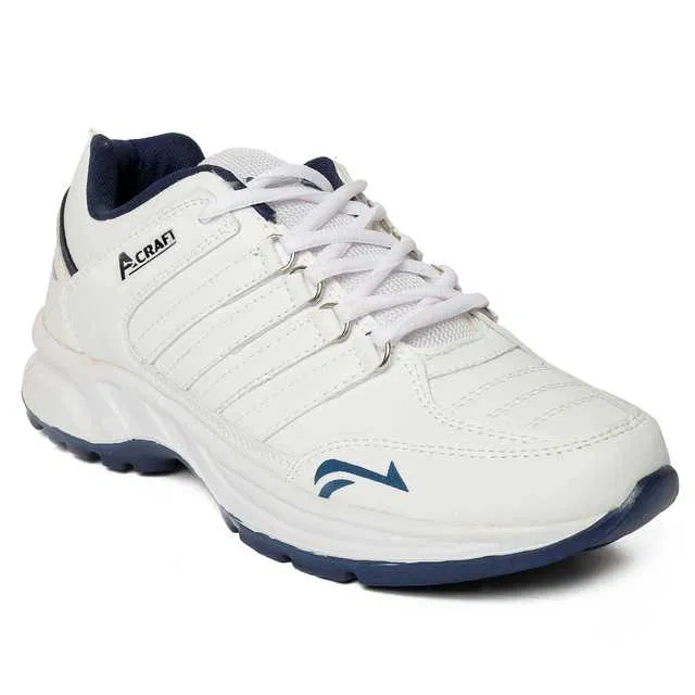 Men's Running Shoes (White, 7) (V-97)