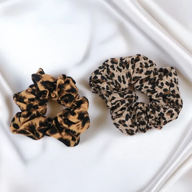 Hair Bands for Women (Black & Brown, Pack of 2)