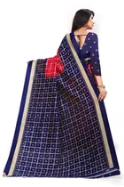 Art Silk Bandhani Saree for Women 