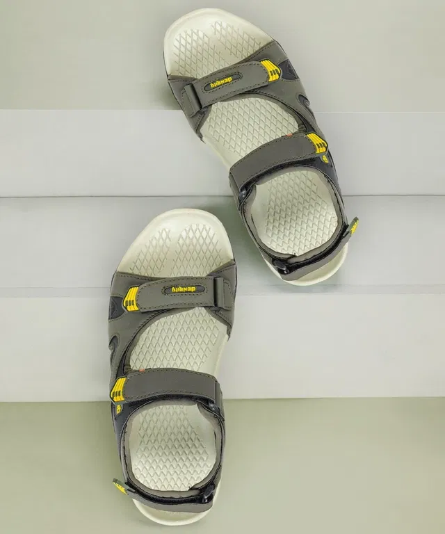 Casual Sandals for Men (Olive, IND-9)