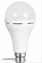 Mini Rechargeable Emergency Light Bulb (White, 9 W)