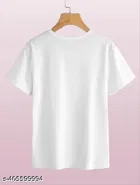 Cotton Blend T-shirt for Women, White 