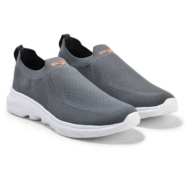 Sports Shoes for Men, Grey & Orange (10)