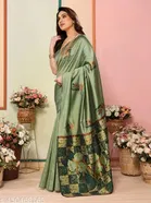 Kanjivaram Banarasi Soft Silk Saree for Women 