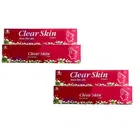 Clear Skin Lightening Clear Scars & No Marks Cream (15 g, Pack of 2)