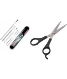 Lenon Makeup Accessory Rtb 6 Needle Ear Wax Remover, Moustache Scissors 1 