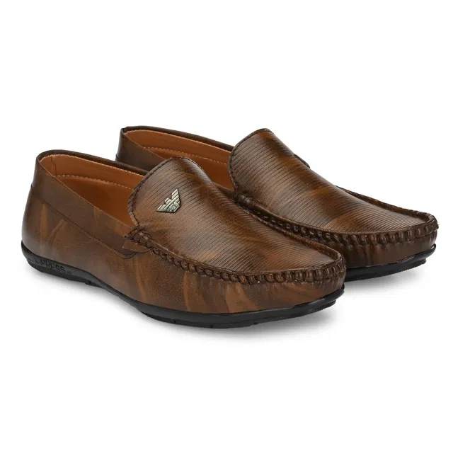 Loafers for Men (Brown, 7)
