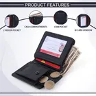 Casual Bifold Black Wallet for Men 