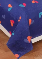 Glace Cotton Printed Double Bedsheet with Two Pillow Covers 