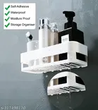 Wall Mounted Shelf Bathroom Storage Rack - 