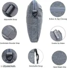 Canvas Laptop Bag for Men, Grey