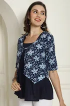 Cotton Printed Top for Women 