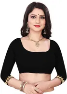 Lycra Beaded Saree for Women 