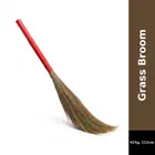 Captain Shine Premium Grass Broom with Plastic Handle, 400g [Net], 112cm
