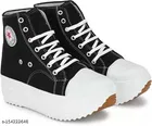 Boots for Women (Black & White, 7)
