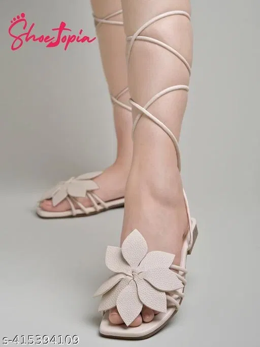 Shoetopia Cream Gladiators IND-4