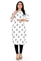 A-Line Crepe Kurti for Women 
