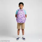Polyester Backpack Bag, Purple