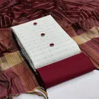 Jacquard Unstitched Dress Material for Women 